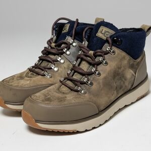 UGG Men's Tan and Navy Boots
